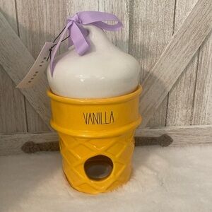 Rae Dunn Vanilla Ice Cream Cone Birdhouse
